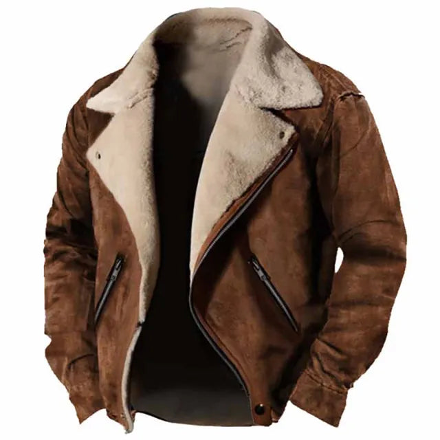 Herren Winterjacke aus Echtem Premium-Leder