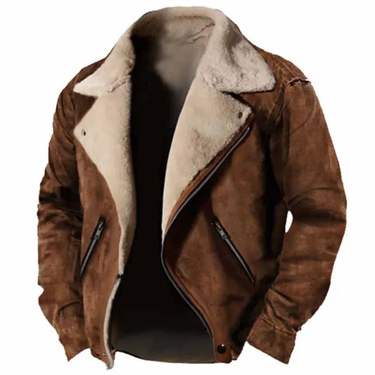 Herren Winterjacke aus Echtem Premium-Leder