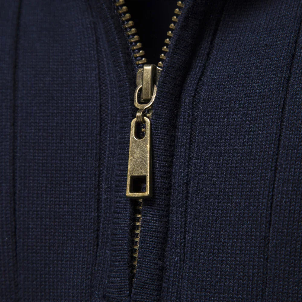 Herren Winterpullover mit Reißverschluss - Klassisch & Bequem