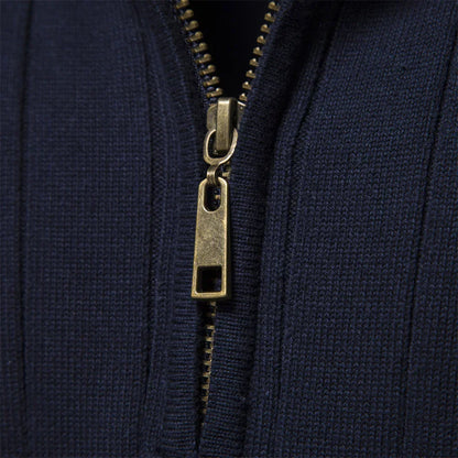 Herren Winterpullover mit Reißverschluss - Klassisch & Bequem
