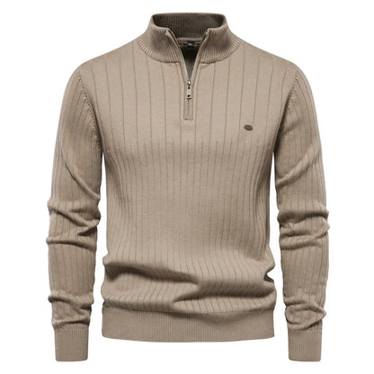 Herren Winterpullover mit Reißverschluss - Klassisch & Bequem