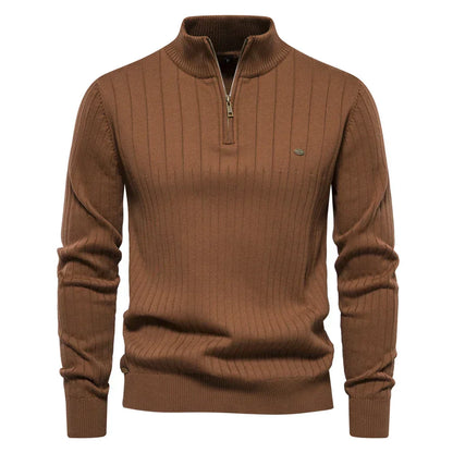Herren Winterpullover mit Reißverschluss - Klassisch & Bequem