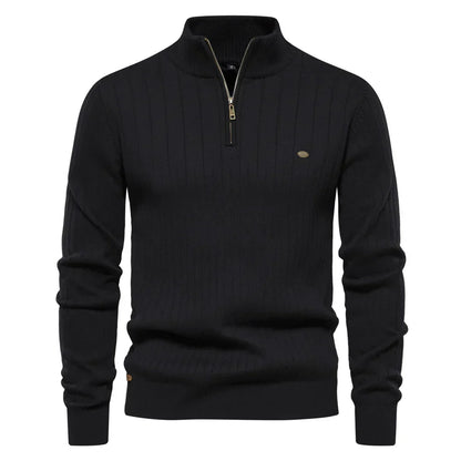 Herren Winterpullover mit Reißverschluss - Klassisch & Bequem