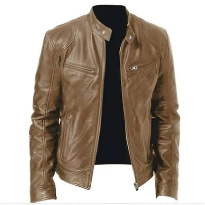 Elegante Herren Lederjacke – Luxus und Robustheit