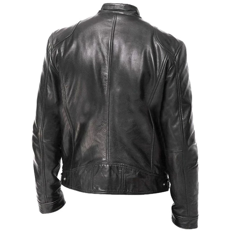 Elegante Herren Lederjacke – Luxus und Robustheit