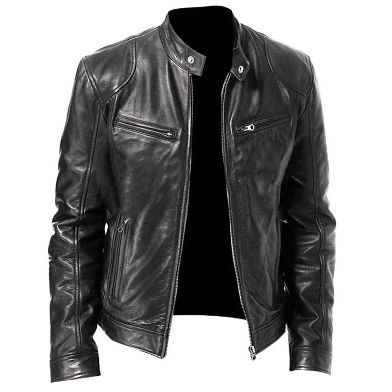 Elegante Herren Lederjacke – Luxus und Robustheit