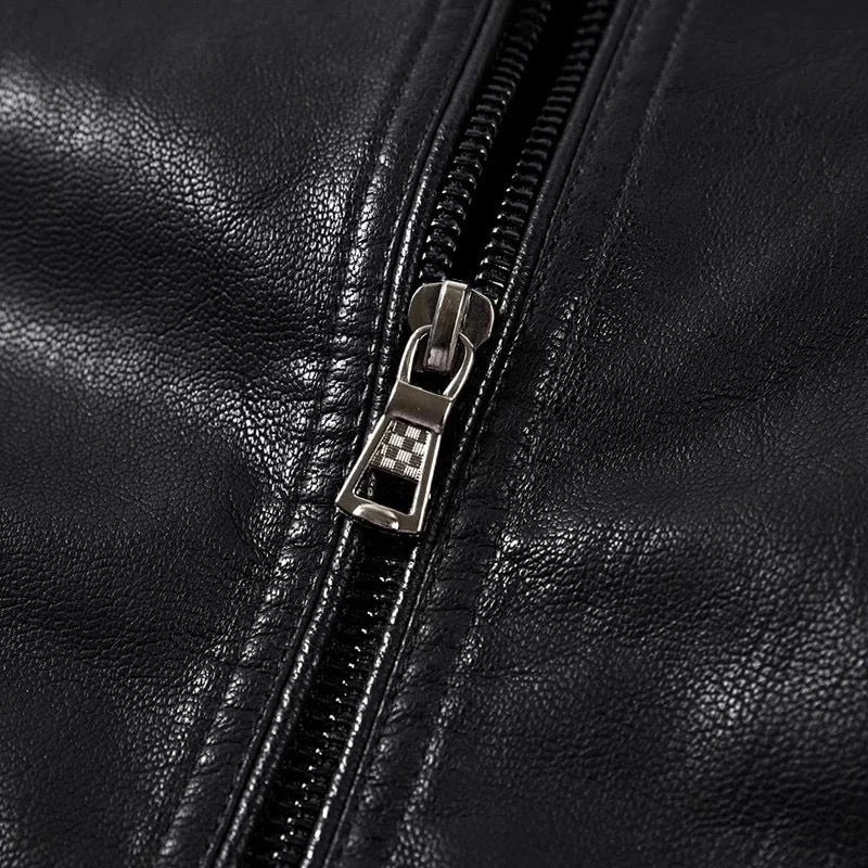 Elegante Herren Lederjacke – Luxus und Robustheit