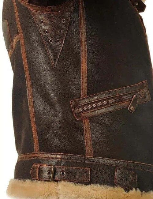 Herren Aviator-Jacke im Warhawk Militärstil